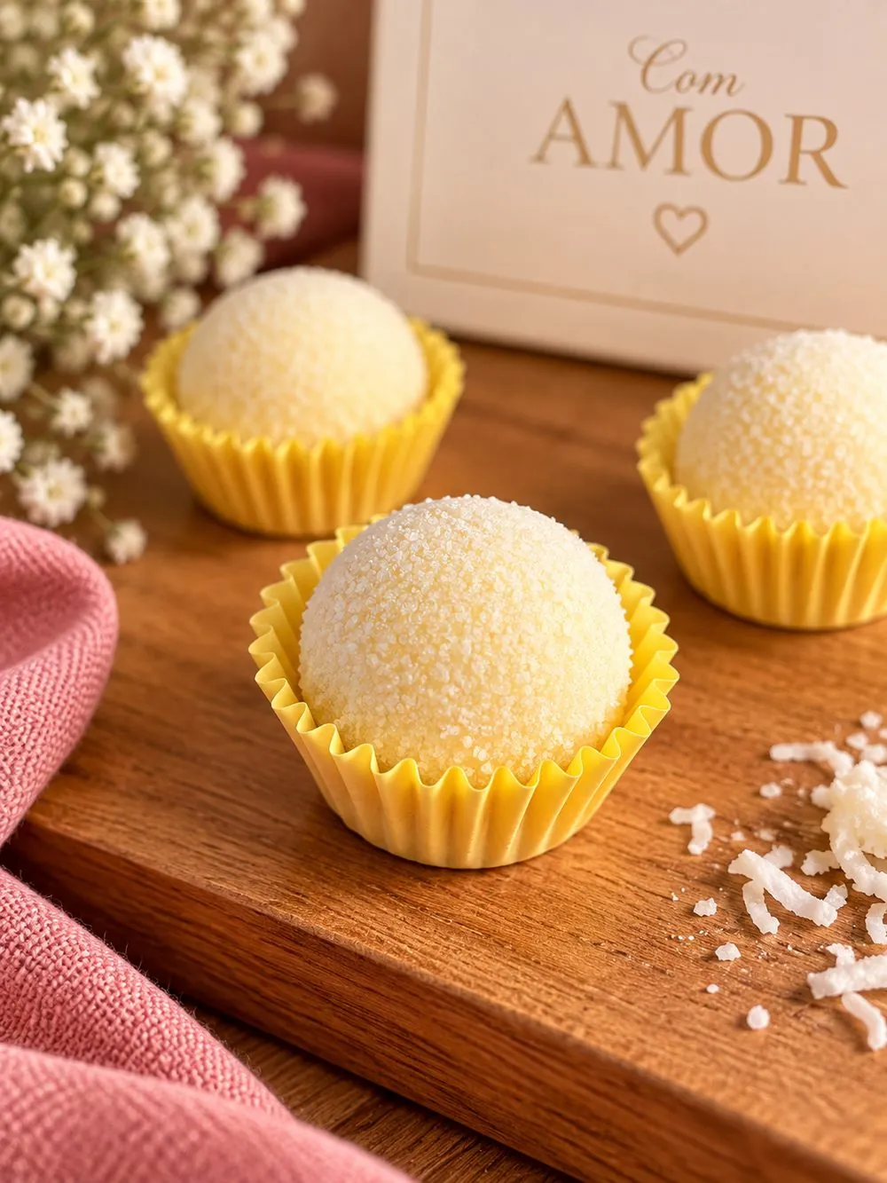 Brigadeiro de ninho: Leite Ninho de verdade, enrolado um a um